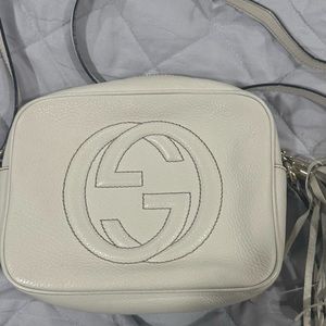 Gucci Soho disco ivory bag